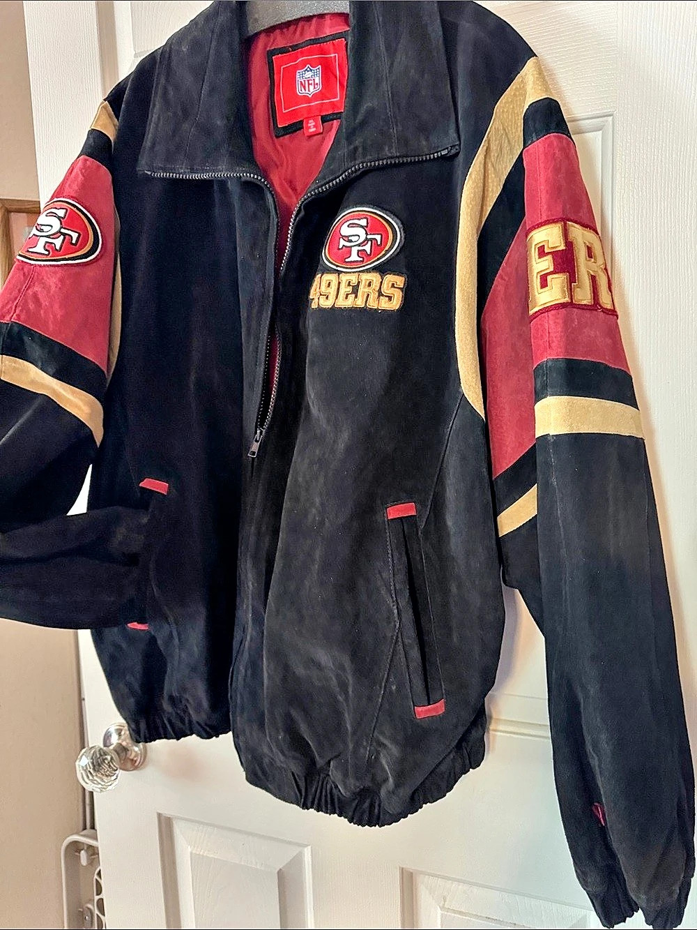 NFL San Francisco 49ers jacket Color Block XL - Picture 2 of 5